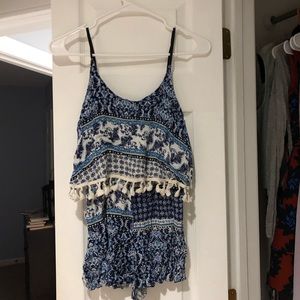 Printed romper